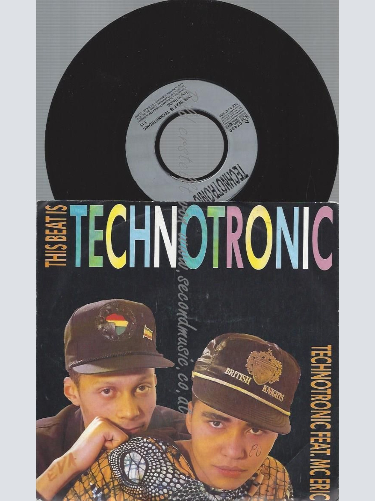 7"    Technotronic Feat. MC Eric  This Beat Is Technotronic