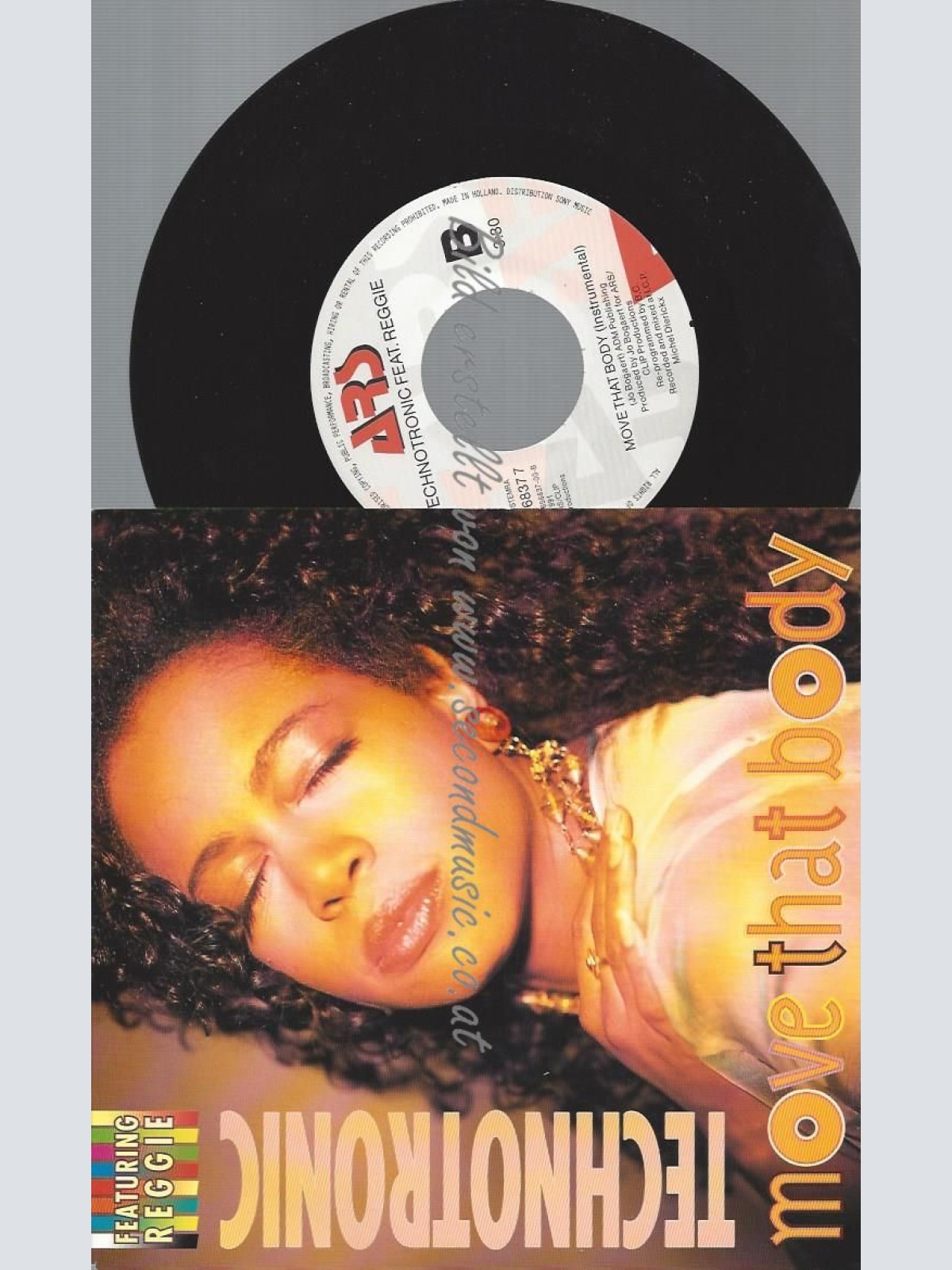 7"  Technotronic Featuring Reggie  Move That Body
