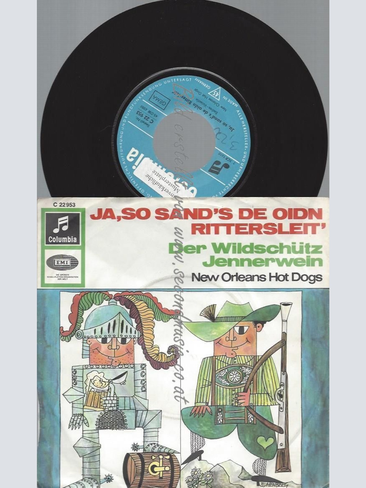 7"  New Orleans Hot Dogs – Ja, So Sand's De Oidn Rittersleit
