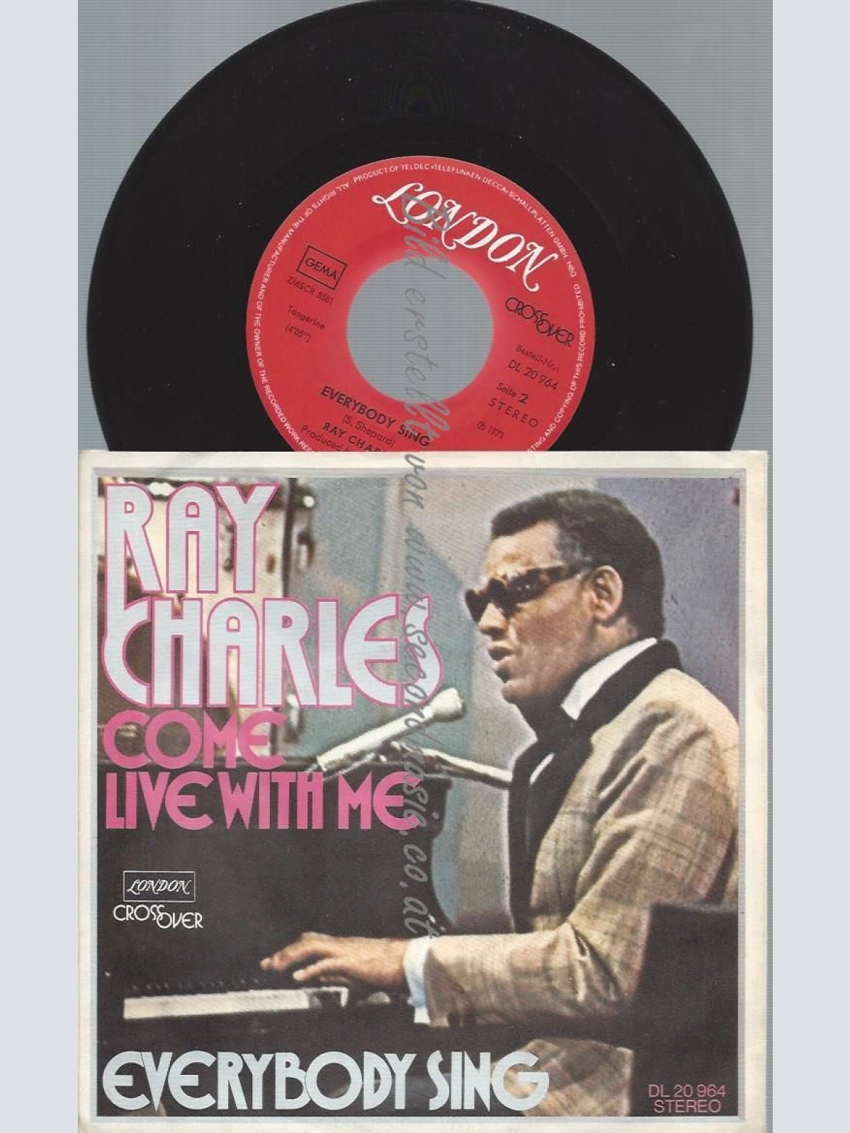 7"  Ray Charles – Come Live With Me