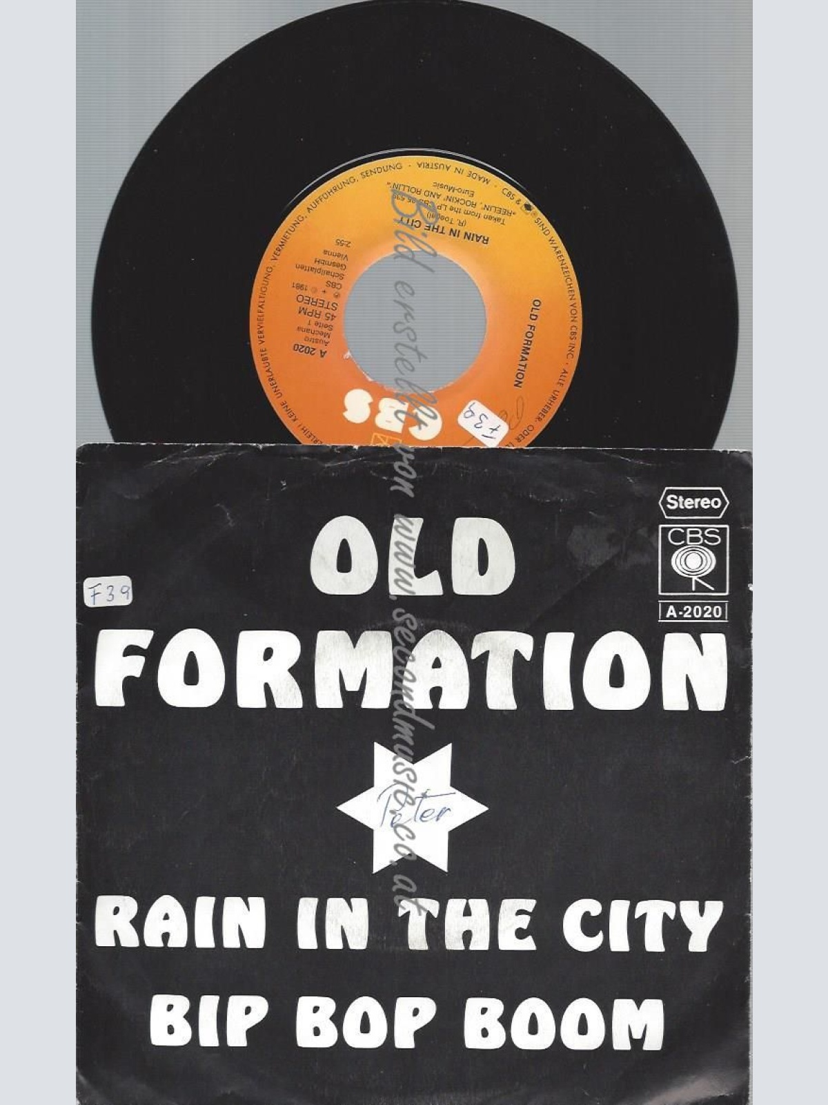 7"    Old Formation  Rain In The City
