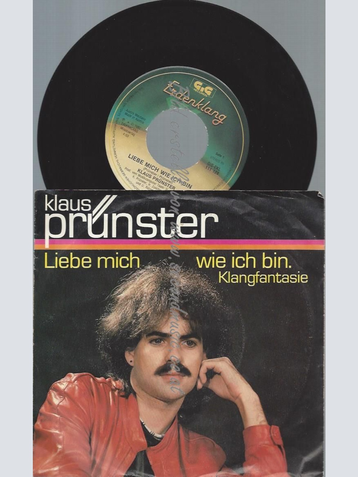 7"  Klaus Prünster – Liebe Mich Wie Ich Bin