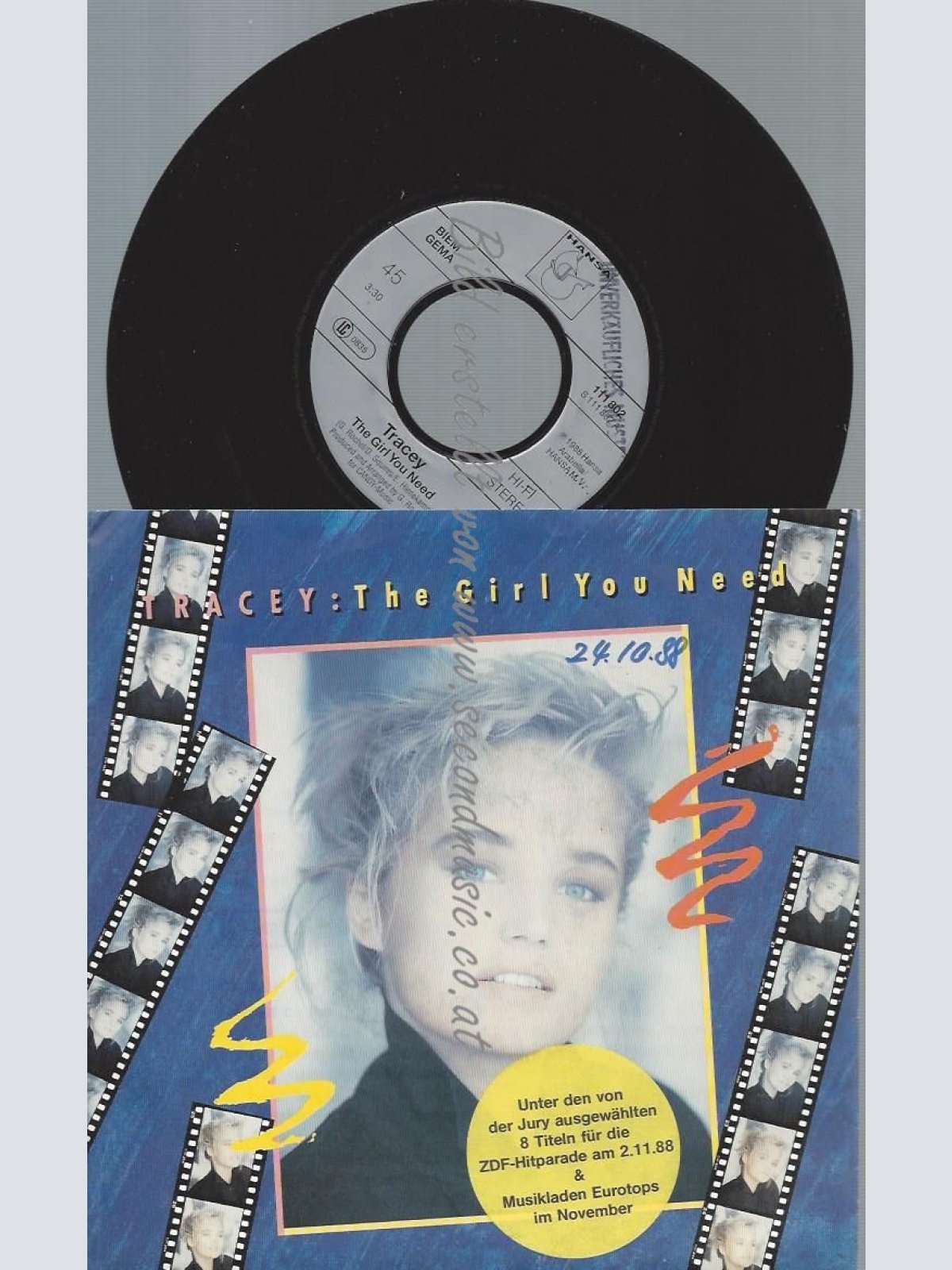 7"  Tracey  The Girl You Need