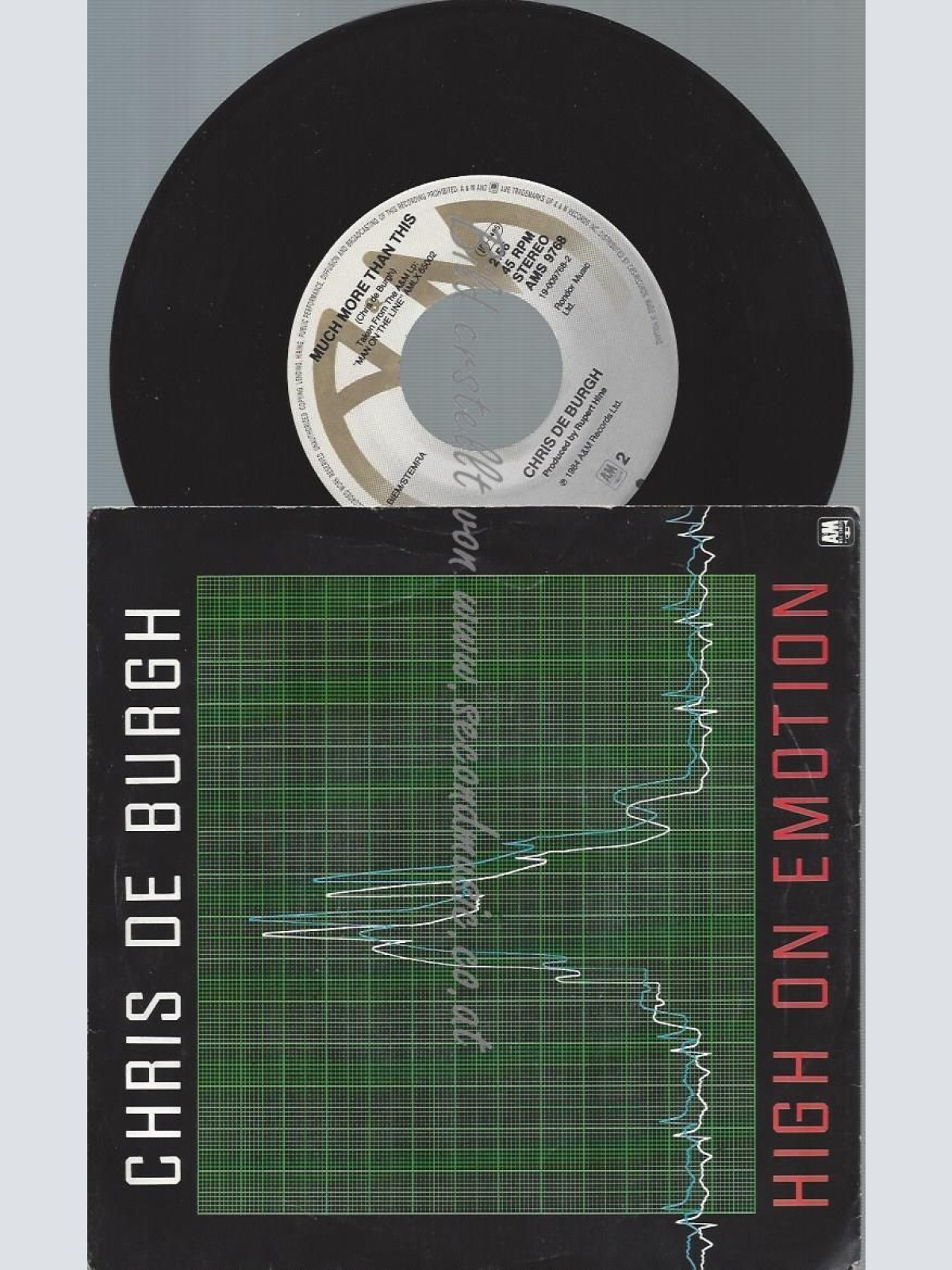 7"  Chris de Burgh  High On Emotion