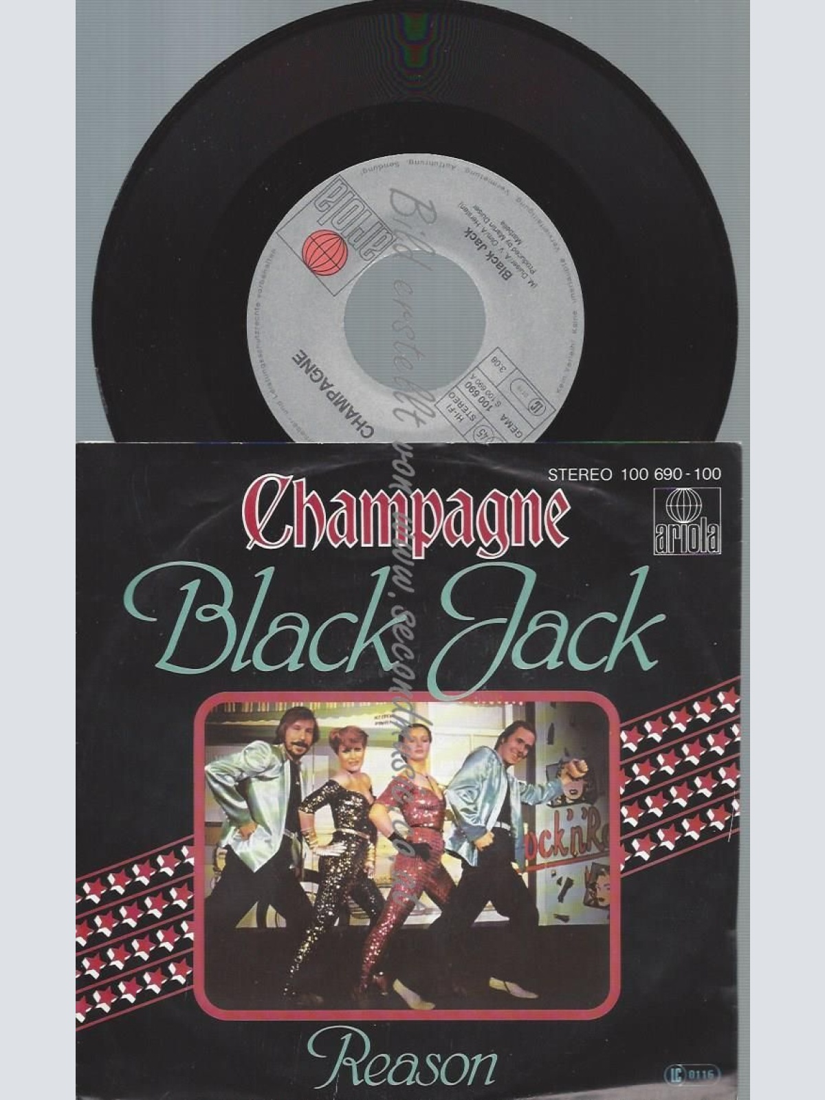 7" Champagne   Black Jack