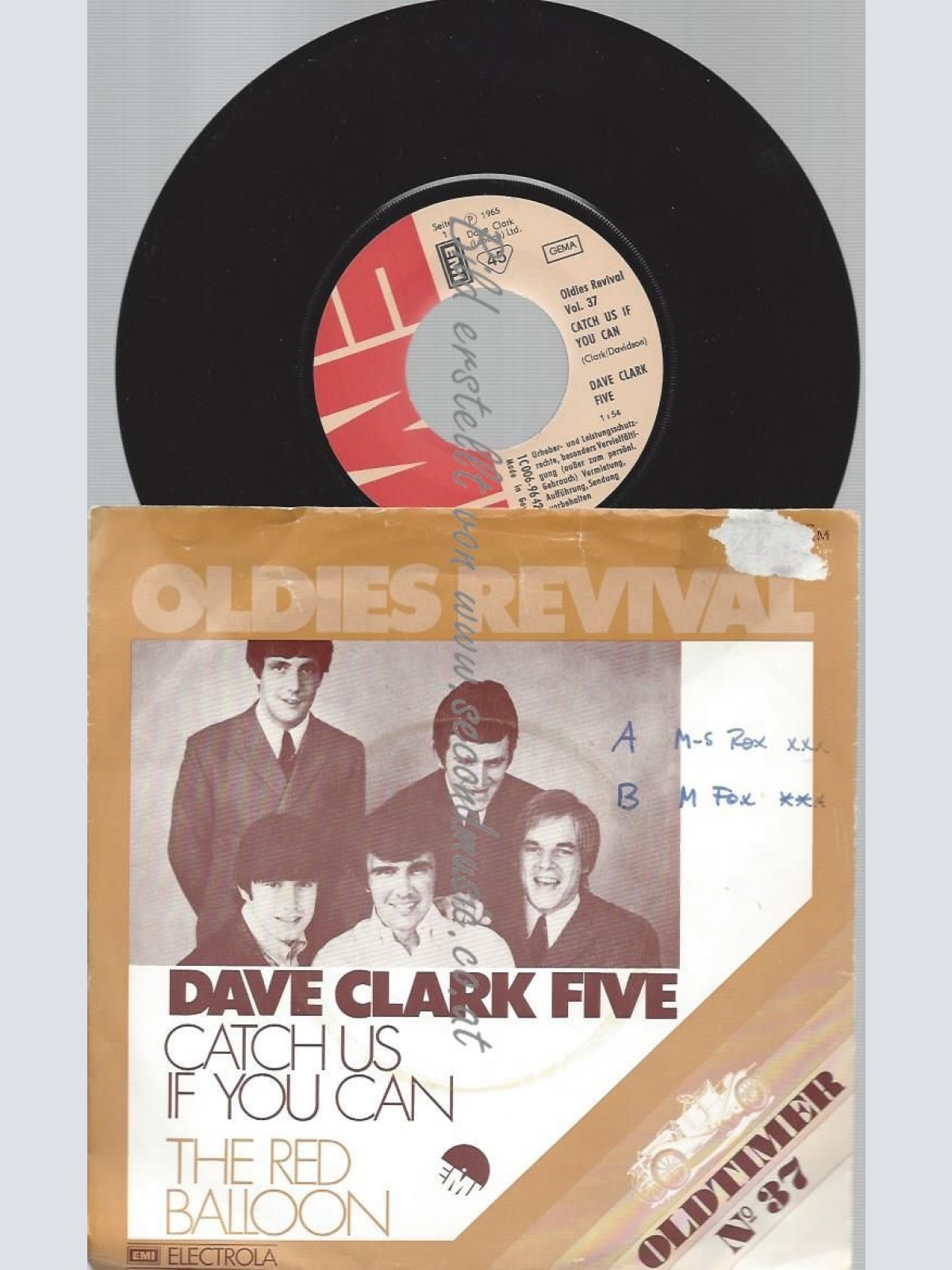 7"   The Dave Clark Five – Catch Us If You Can