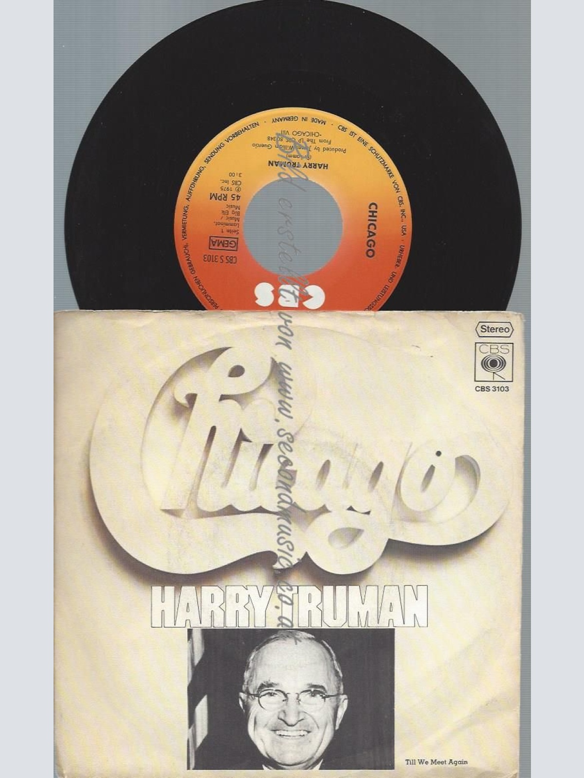 7" Chicago   Harry Truman