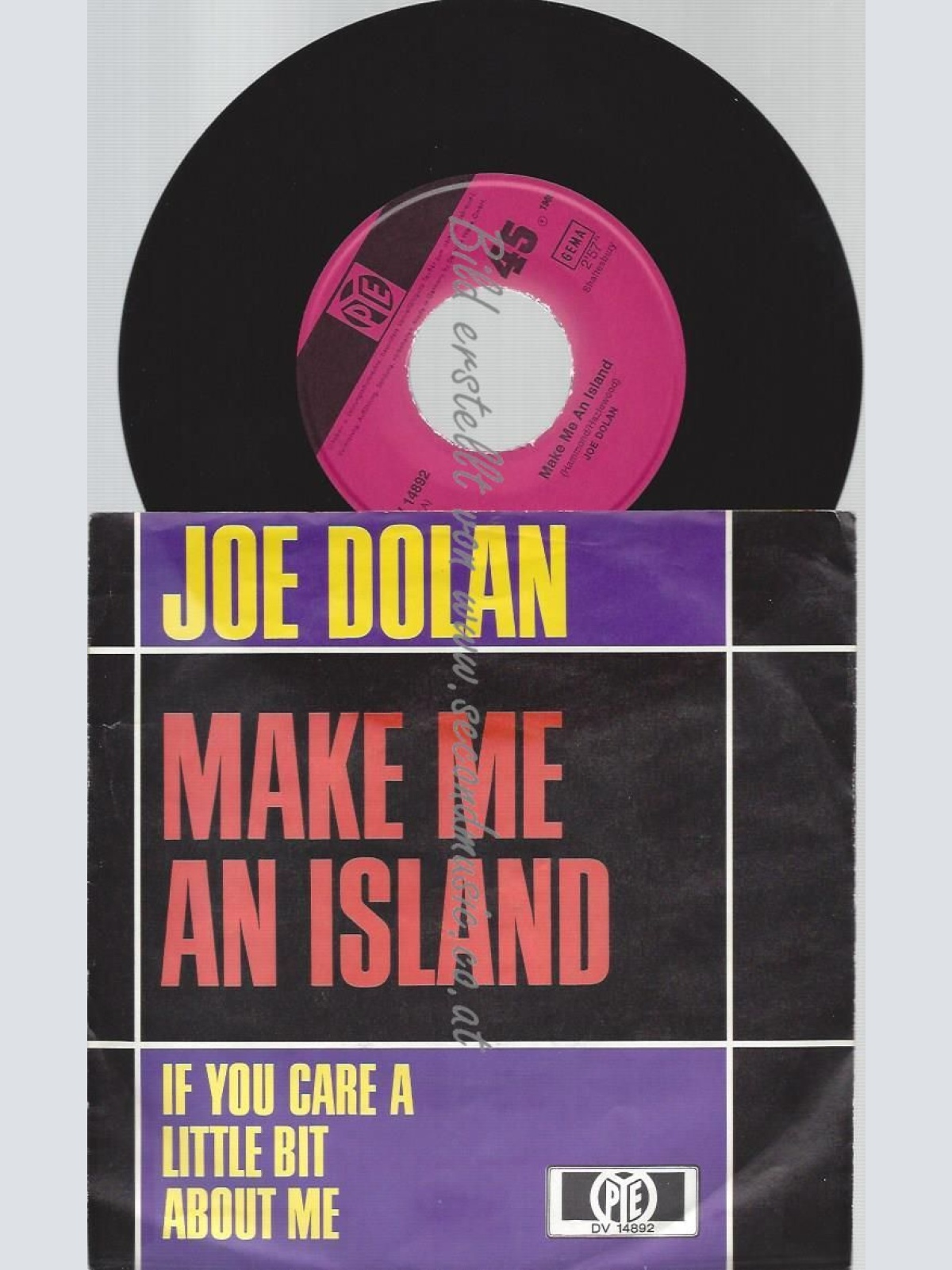 7"  Joe Dolan  Make Me An Island