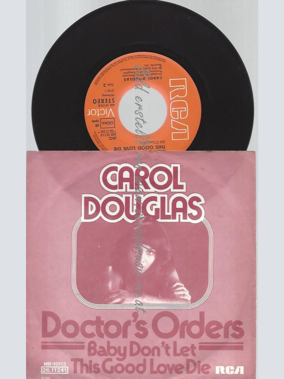7"    Carol Douglas  Doctor's Orders
