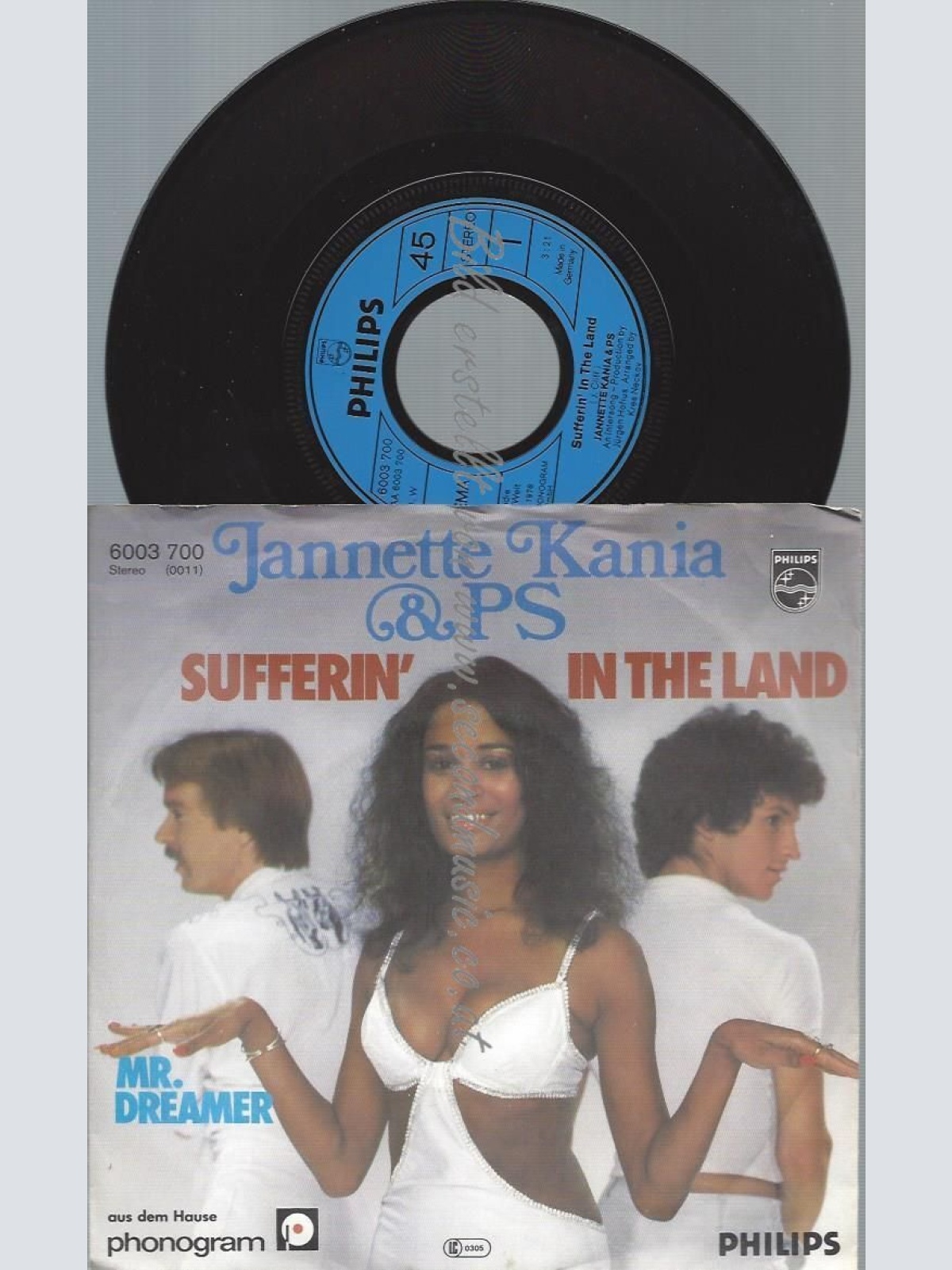 7" Jannette Kania & PS   Sufferin' In The Land
