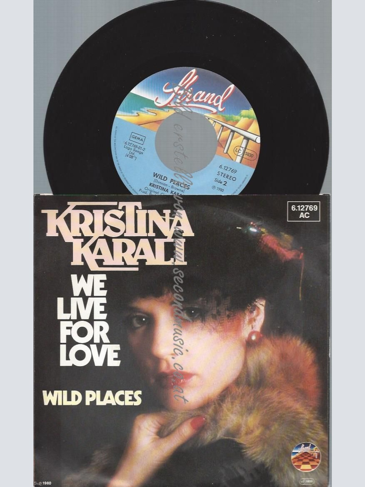7" Kristina Karali  We Live For Love