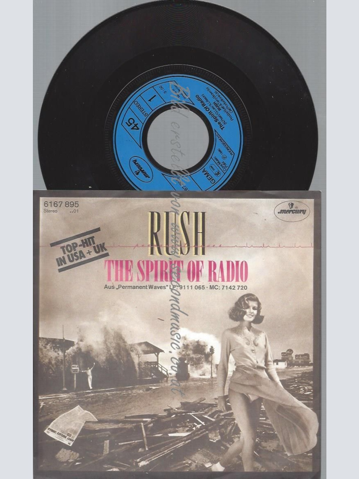 7"   Rush  The Spirit Of Radio