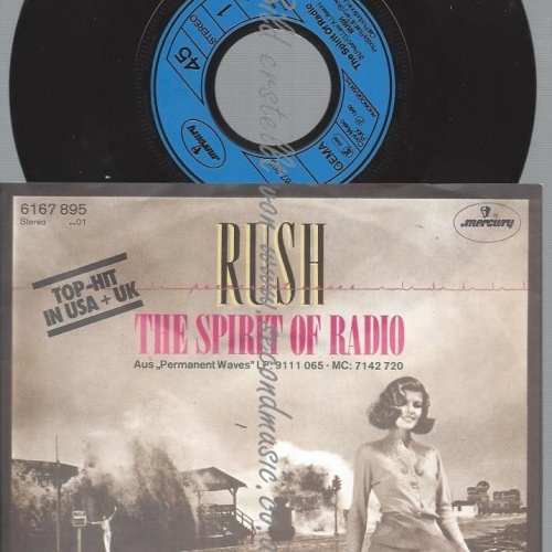 7"   Rush  The Spirit Of Radio