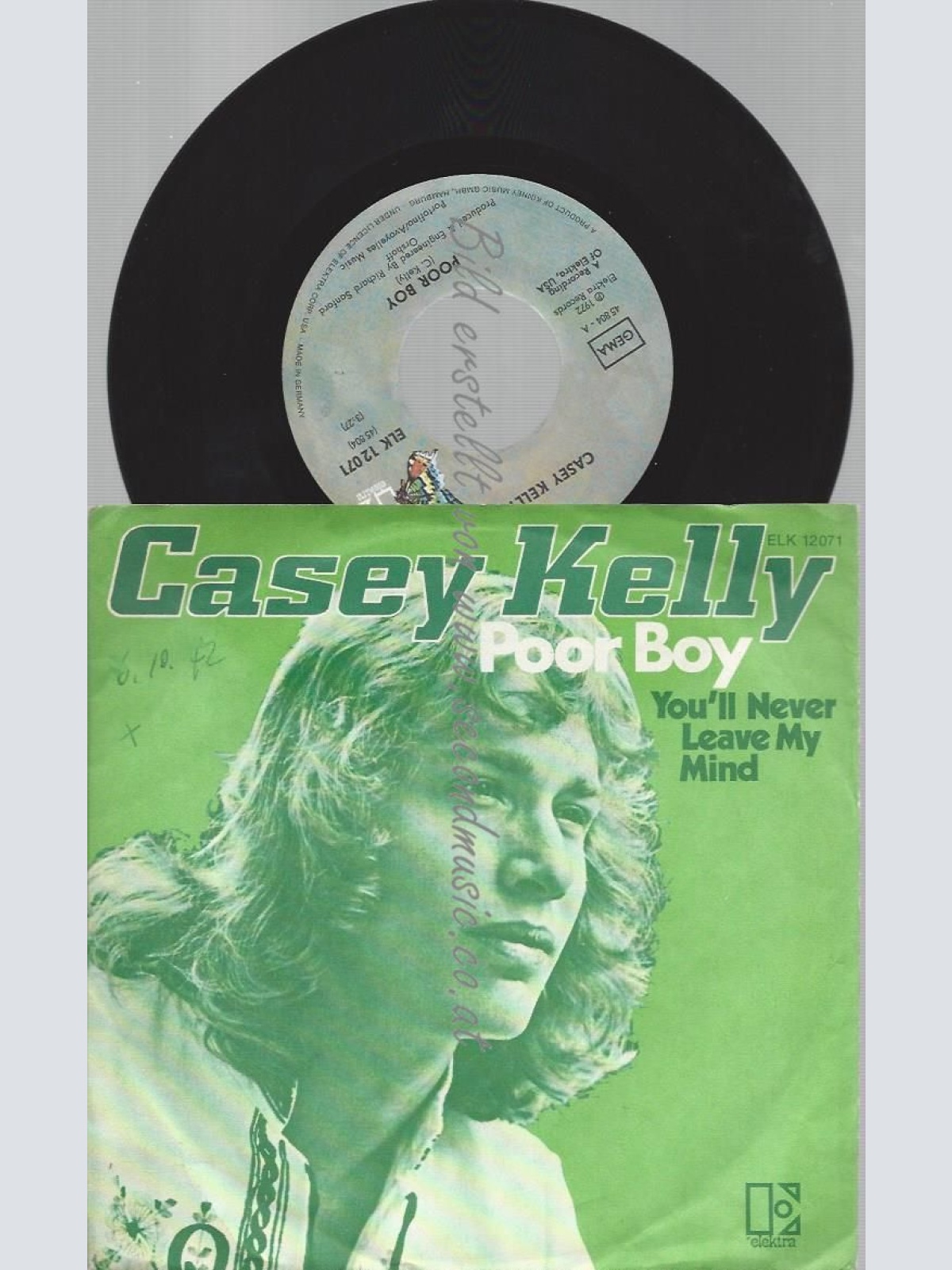 7"  Casey Kelly – Poor Boy
