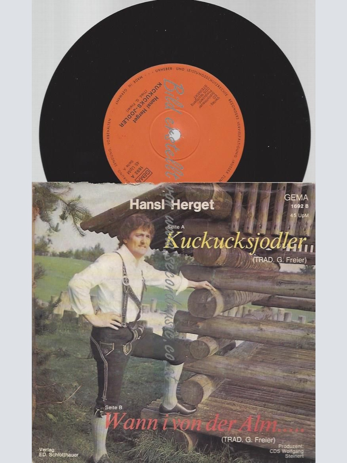 7"  HANS HERGET  KUCKUCKSJODLER