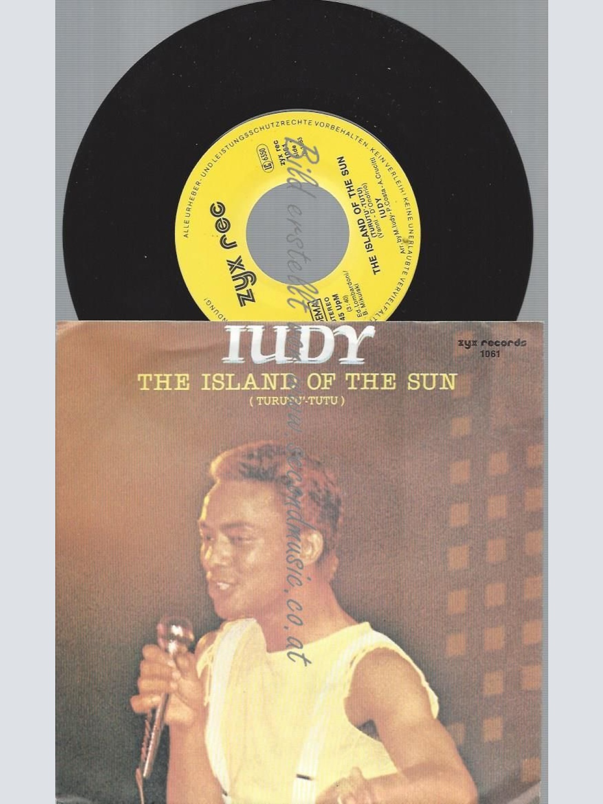 7"   Iudy  The Island Of The Sun