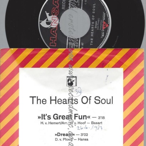 7"  The Hearts Of Soul  It's Great Fun