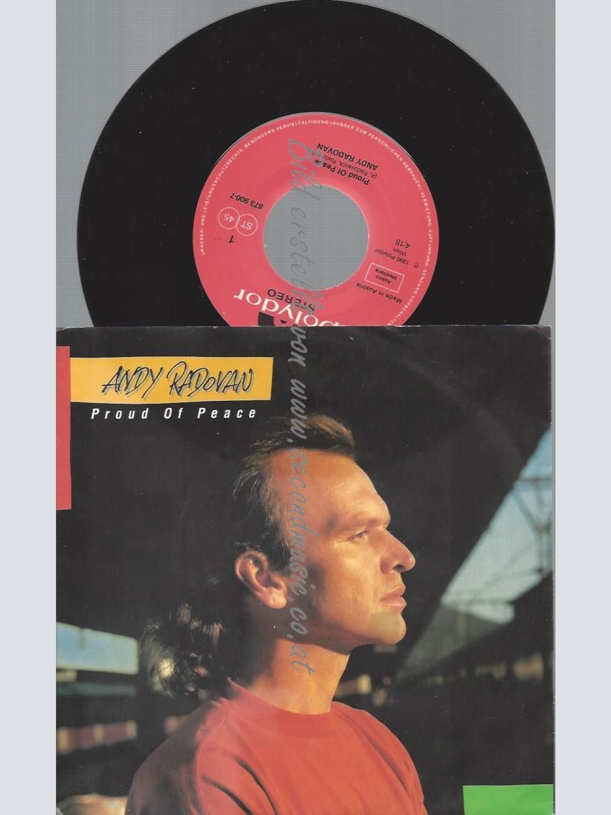 7"   ANDY RADOVAN PROUD OF PLACE