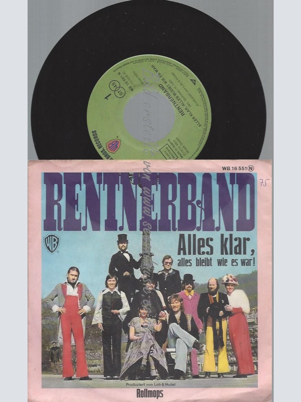 7"  Rentnerband – Alles Klar, Alles Bleibt Wie Es War!   //AT