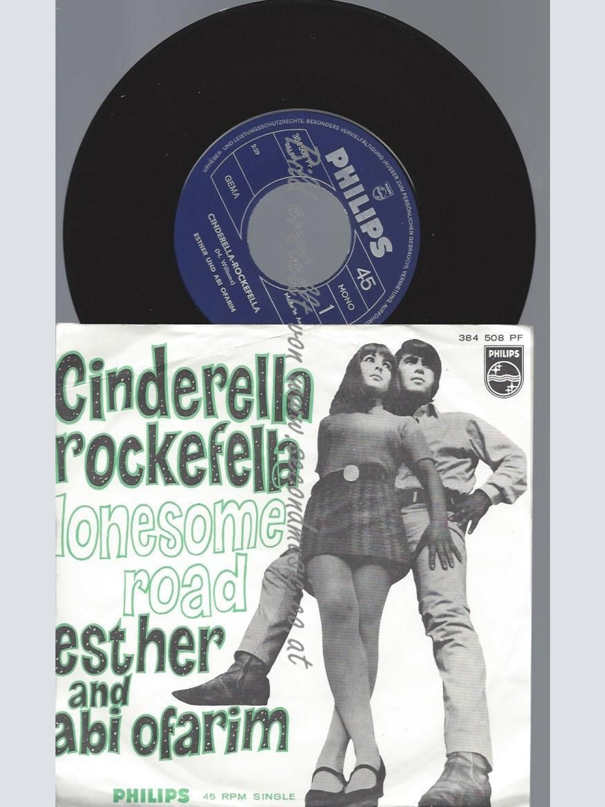 7"   Esther And Abi Ofarim  Cinderella Rockefella  //AT