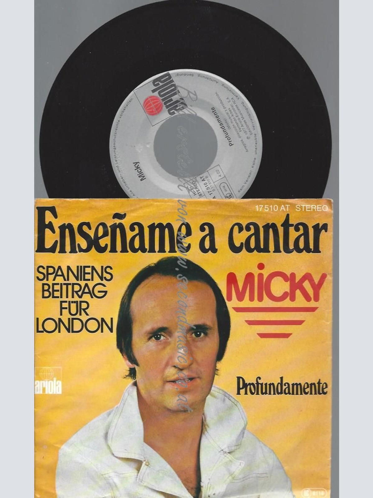 7"   Micky  Enseñame A Cantar