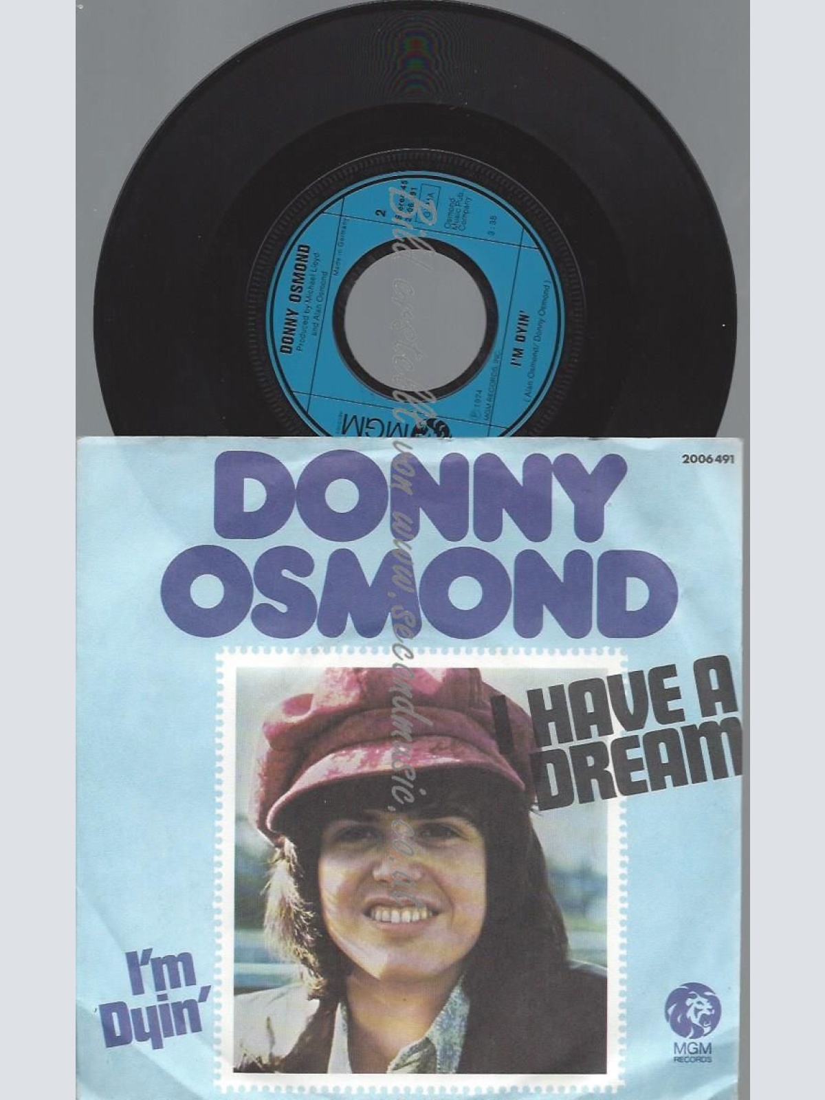 7"  Donny Osmond – I Have A Dream