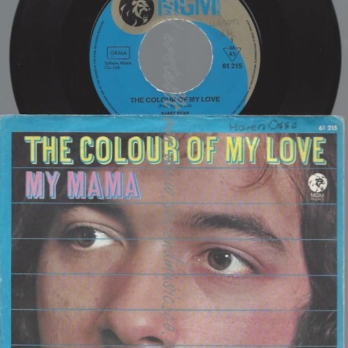 7"  Barry Ryan  The Colour Of My Love
