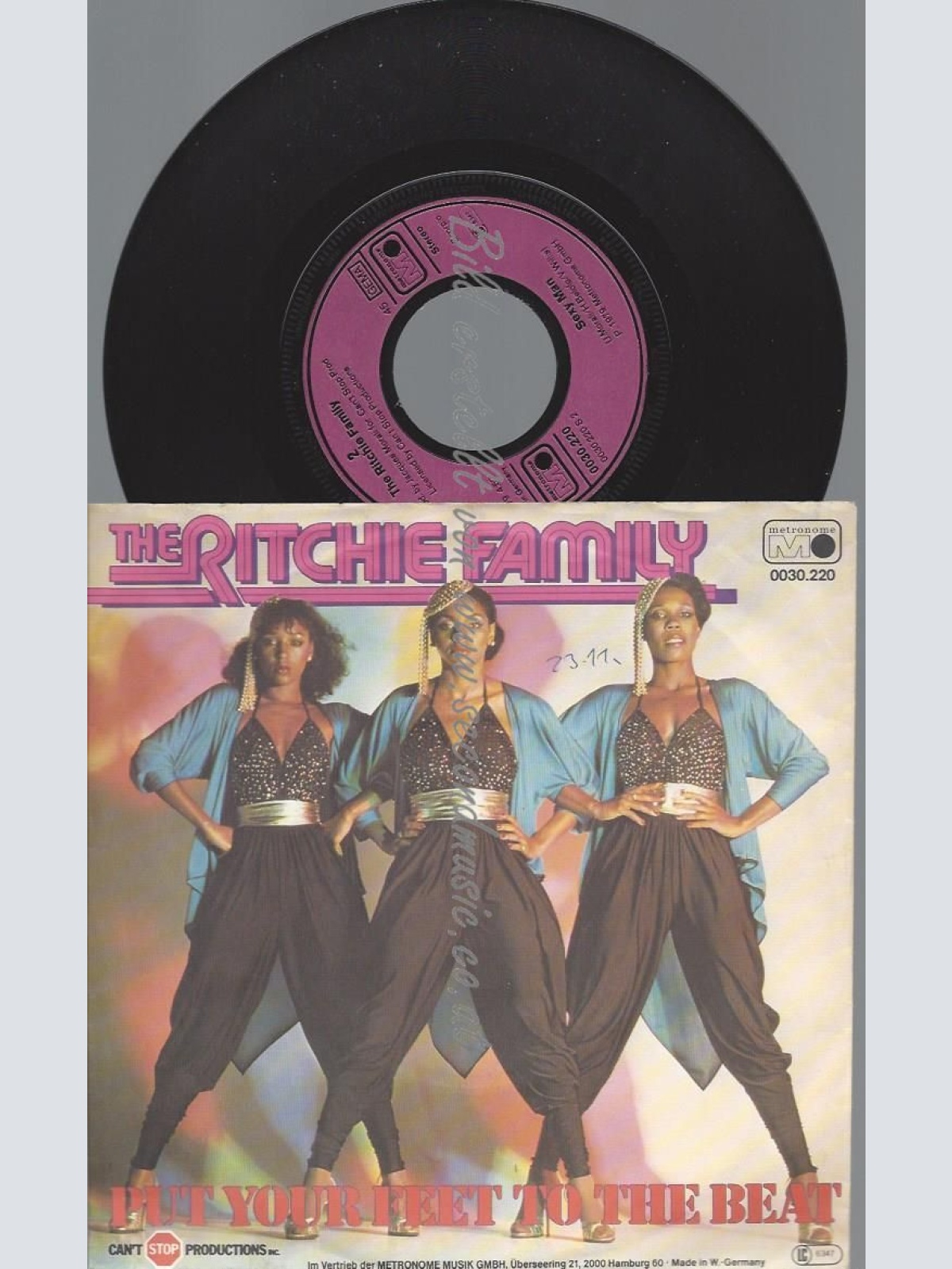 7"   The Ritchie Family – Put Your Feet To The Beat