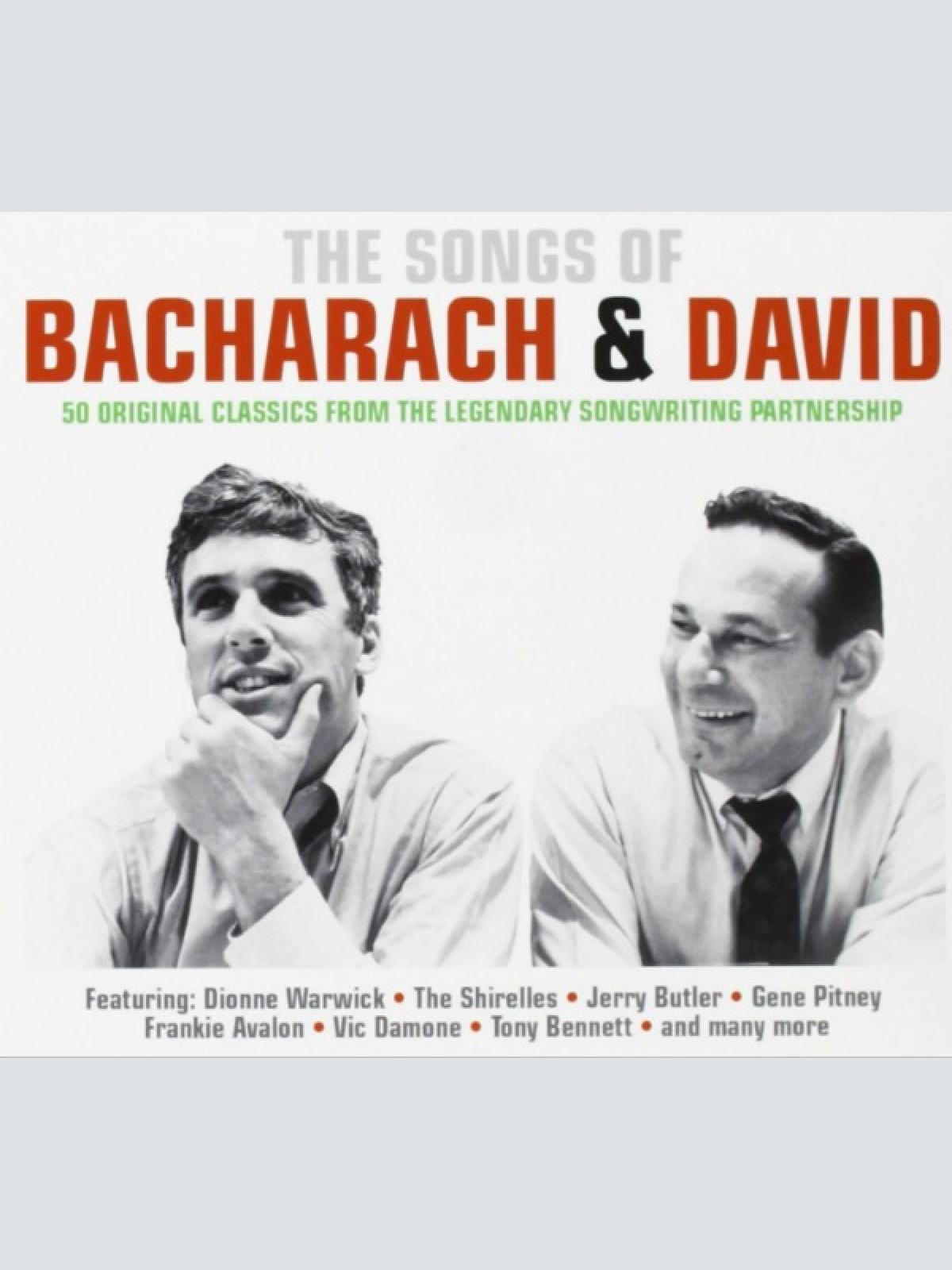 2xCD, Comp Various - The Songs Of Bacharach & David