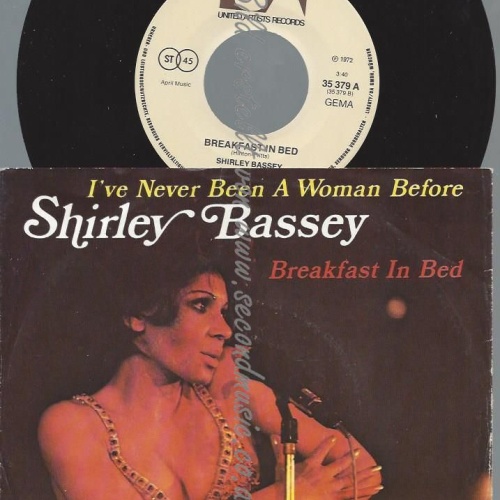 7"    Shirley Bassey – I've Never Been A Woman Before