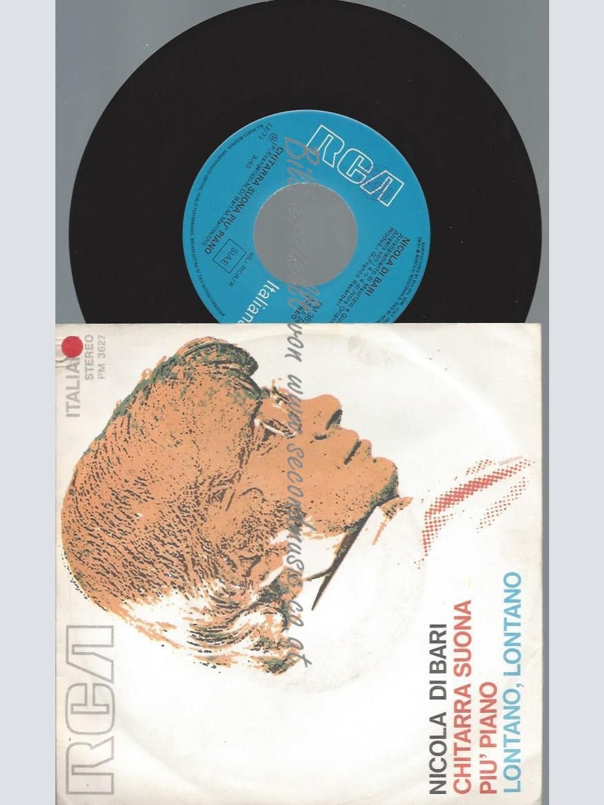 7"  Nicola Di Bari  Chitarra Suona Più Piano