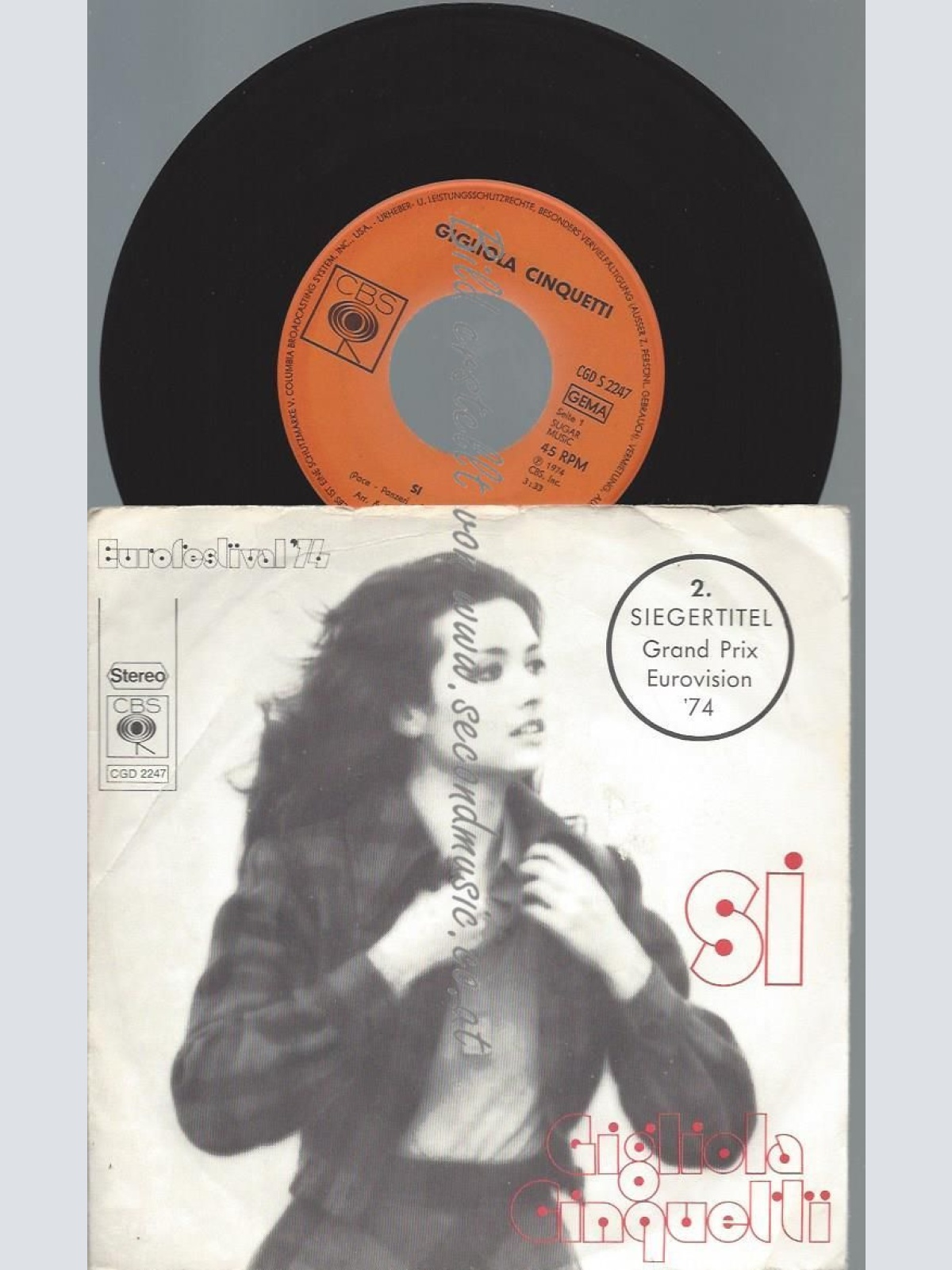 7"   Gigliola Cinquetti  Sì