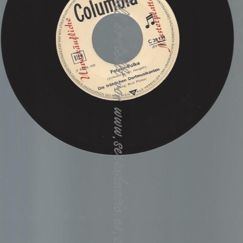 7"   DIE FRÖHLICHEN DORFMUSIKANTEN // MUSTERPLATTE