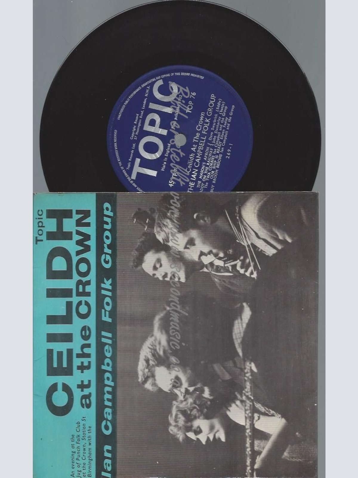 7"   The Ian Campbell Folk Group – Ceilidh At The Crown