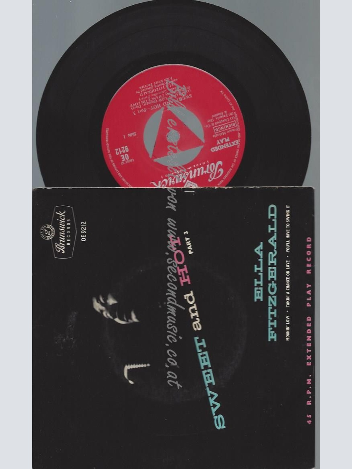 7"    Ella Fitzgerald – Sweet And Hot (Part 3)