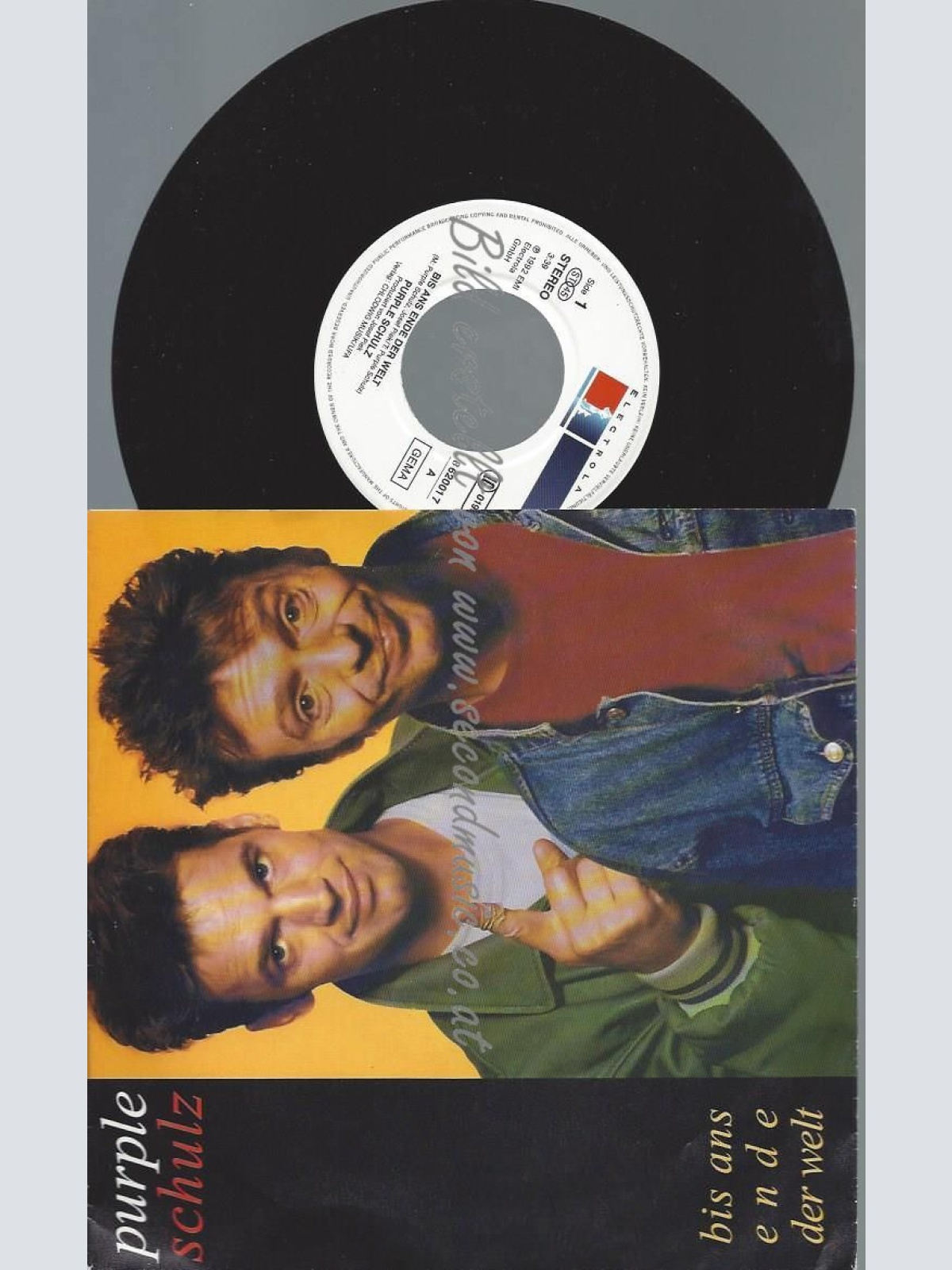 7"   Purple Schulz  Bis Ans Ende Der Welt