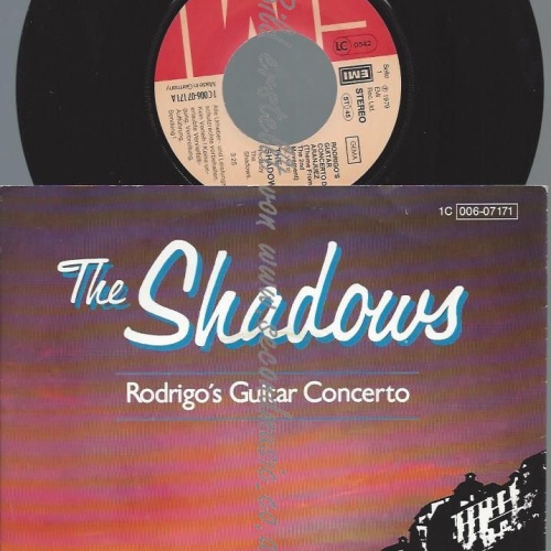 7"   The Shadows  Rodrigo's Guitar Concerto De Aranjuez