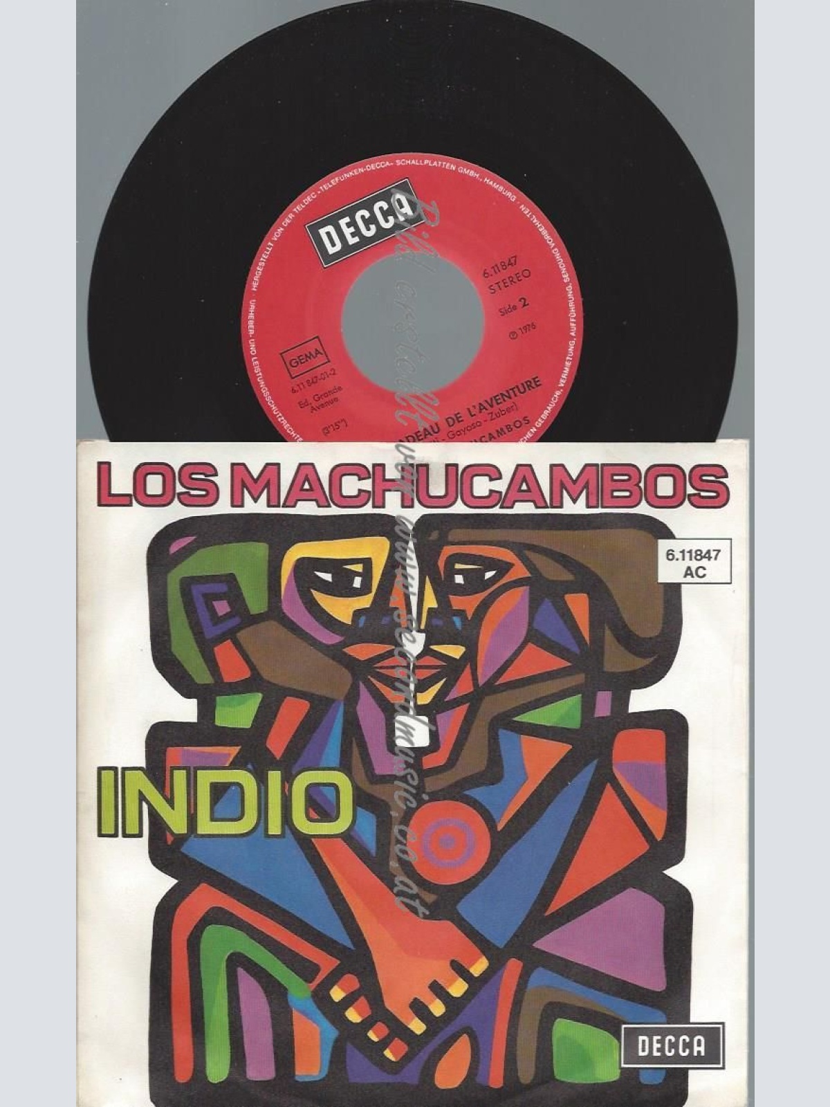 7"  Los Machucambos – Indio