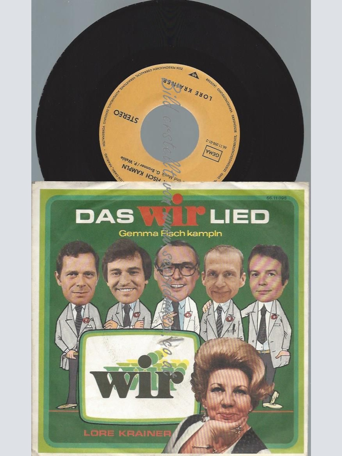 7"   Lore Krainer  Das Wir Lied