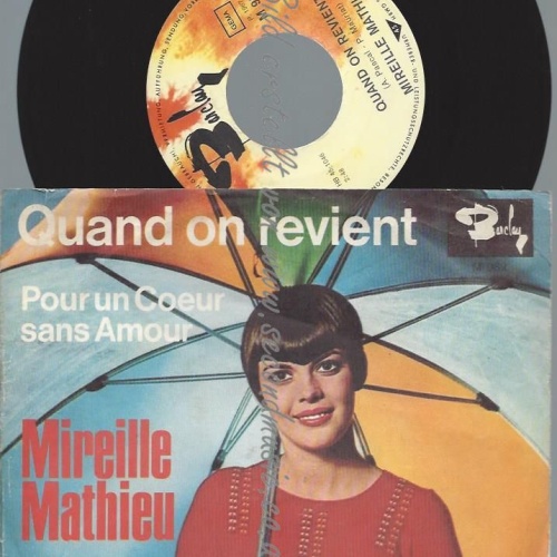 7"   Mireille Mathieu  Quand On Revient