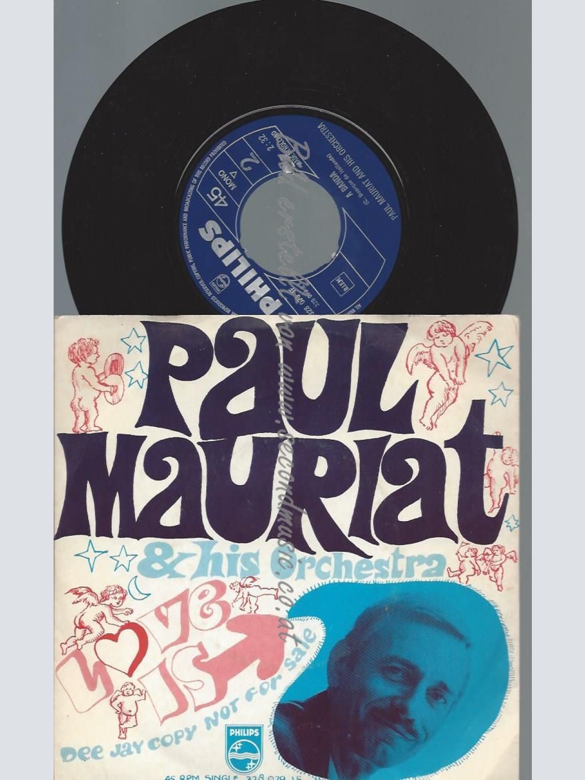7"  Paul Mauriat And His Orchestra – Love Is Blue // PROMO