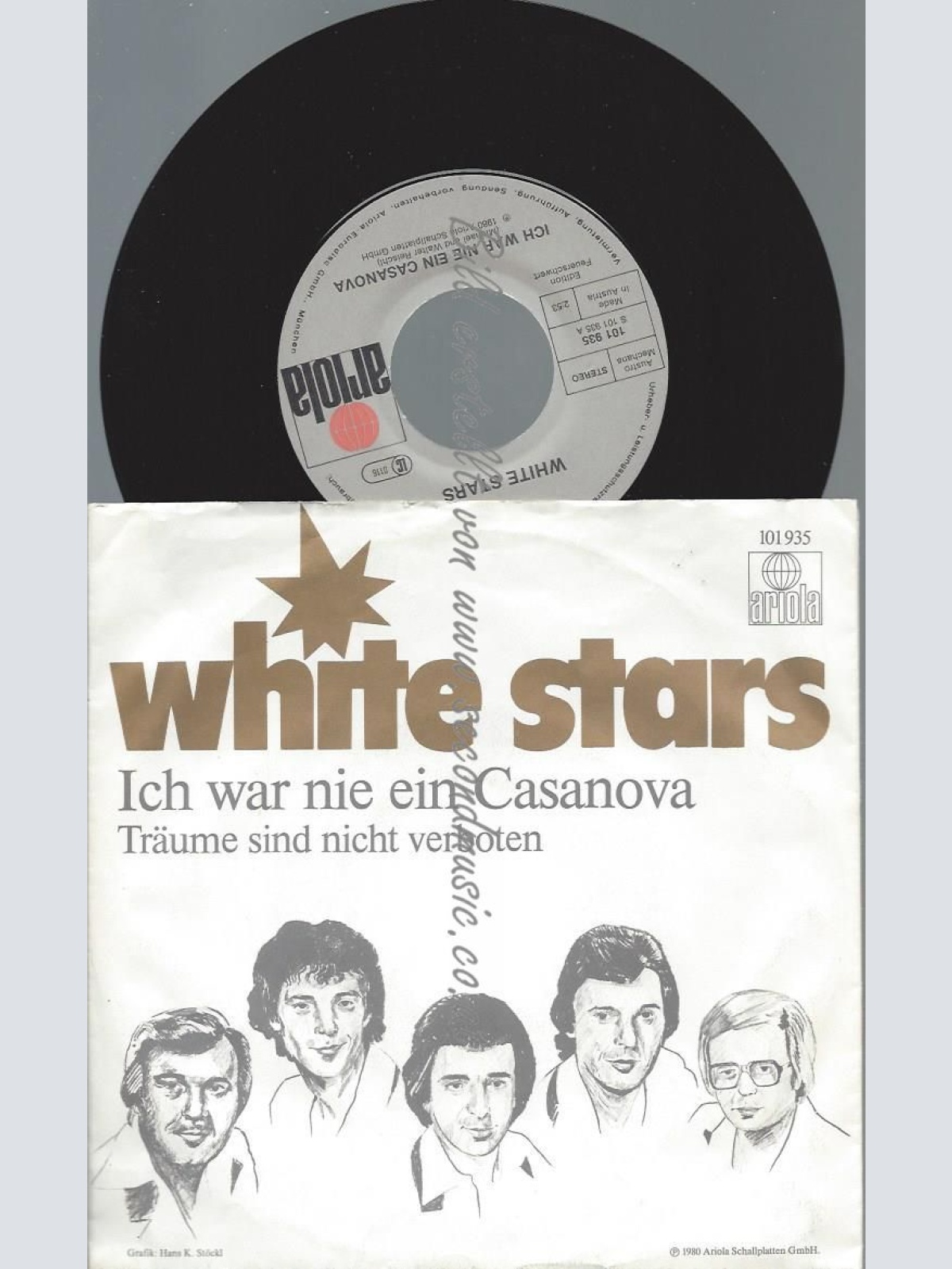 7"   White Stars  Ich War Nie Ein Casanova