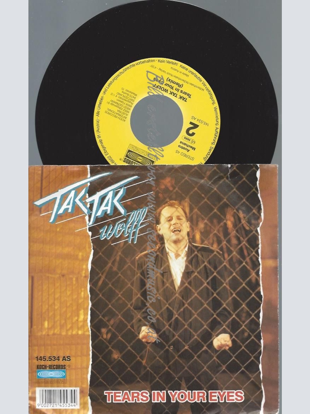 7"  Tak Tak Wolff – Tears In Your Eyes