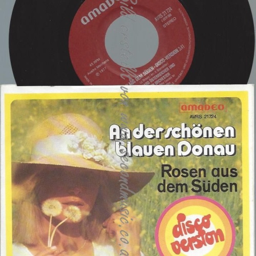 7"    Richard Österreicher Und Sein Orchester – An Der Schönen Blauen Donau /VG