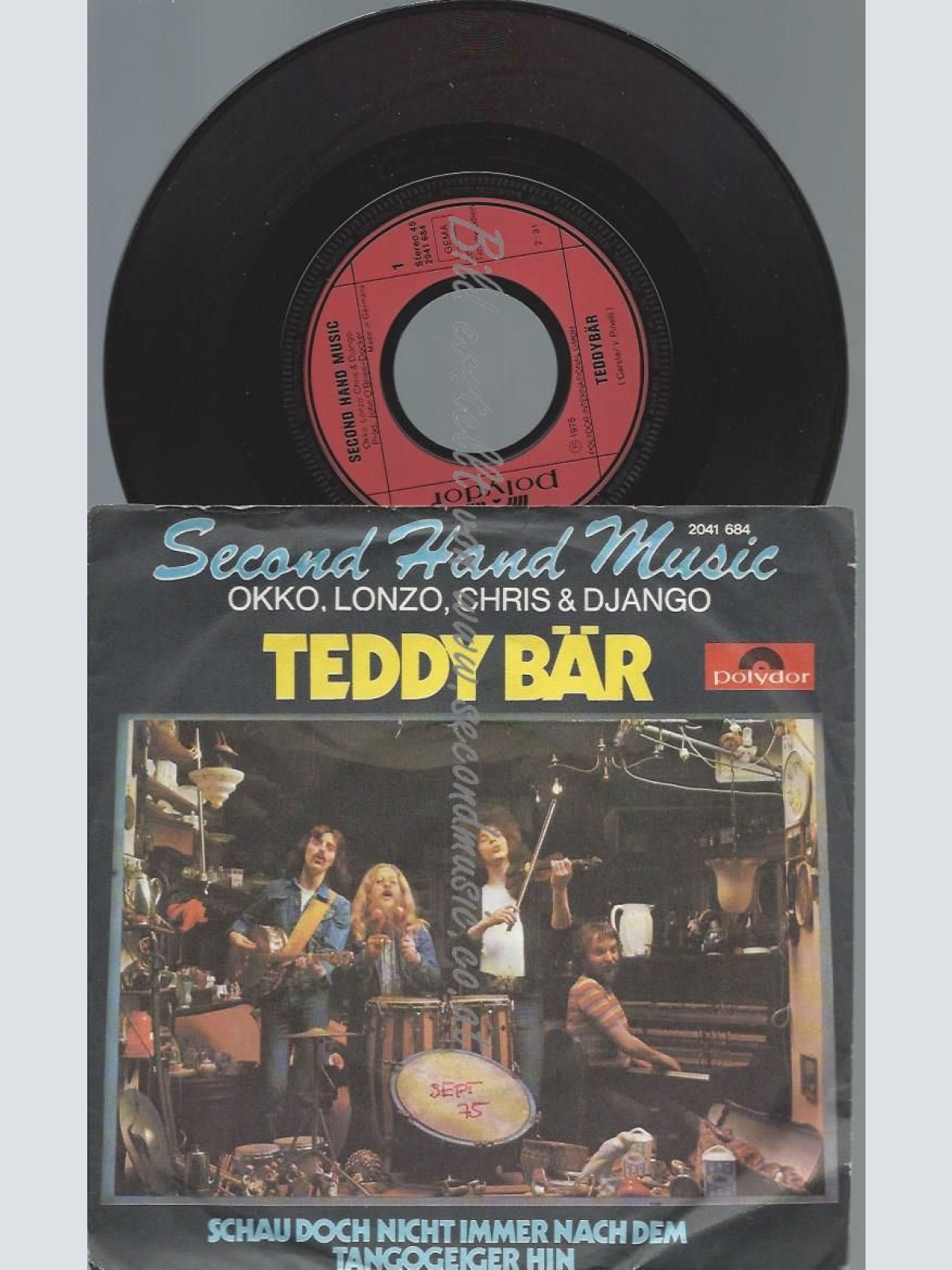 7"   Okko, Lonzo, Chris & Django  Second Hand Music