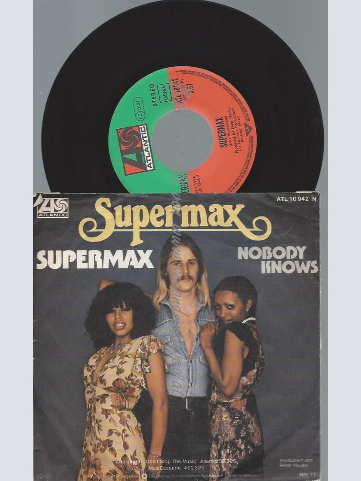 7"   Supermax – Supermax // Nobody knows