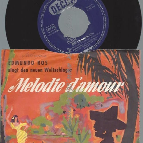 7"   Edmundo Ros  Melodie D'amour