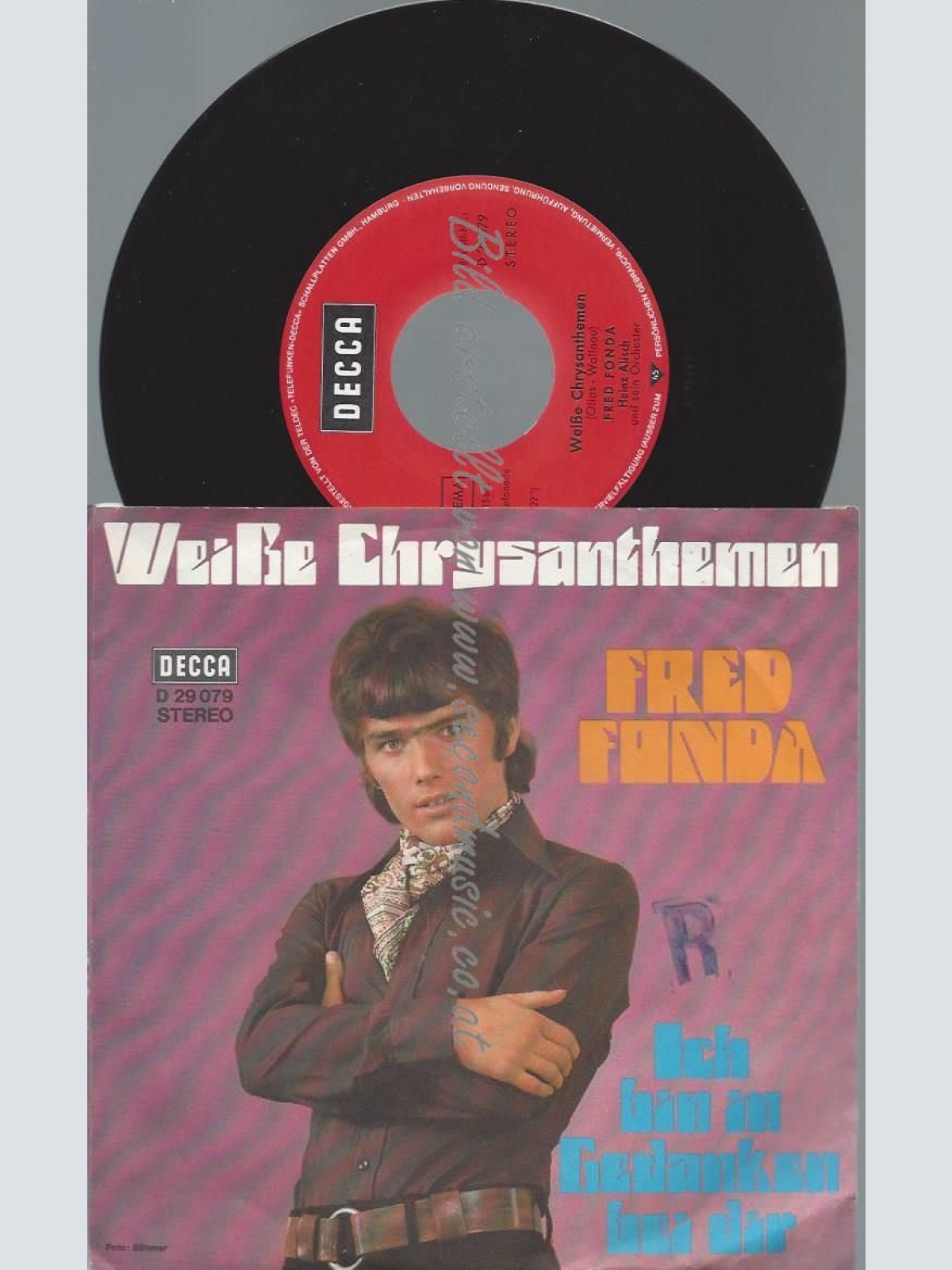 7"  Fred Fonda – Weiße Chrysanthemen