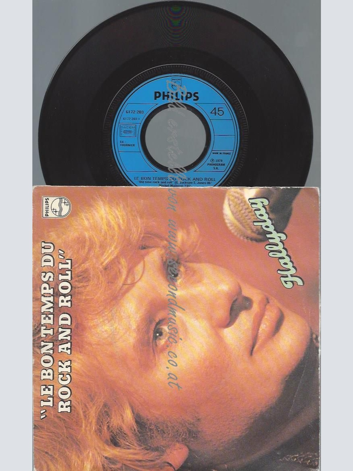 7"  Hallyday – Le Bon Temps Du Rock And Roll
