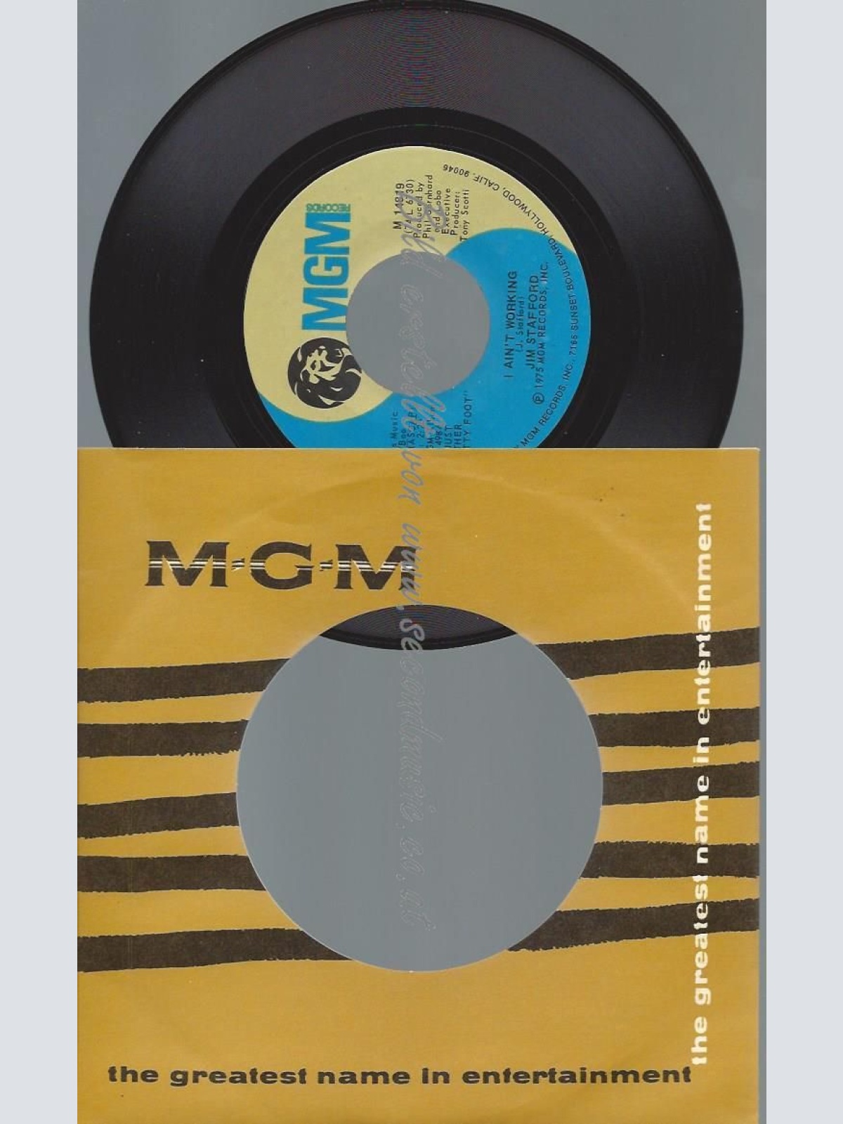 7"   Jim Stafford  I Got Stoned And I Missed It